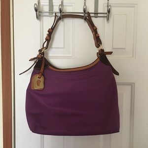 Dooney & Bourke Purple Vinyl Handbag